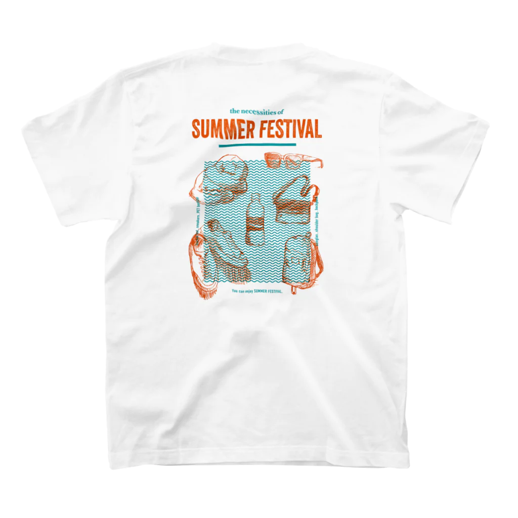 nap moodのSummer festival_Normal T スタンダードTシャツの裏面