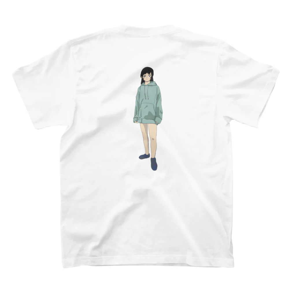 ！あんにゅいぽっぽ！のmoaning スタンダードTシャツの裏面