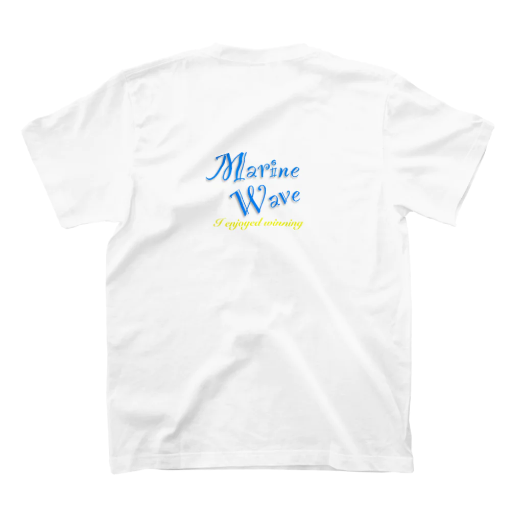 Marine☆WaveのMarine☆Wave(9カラー) Regular Fit T-Shirtの裏面