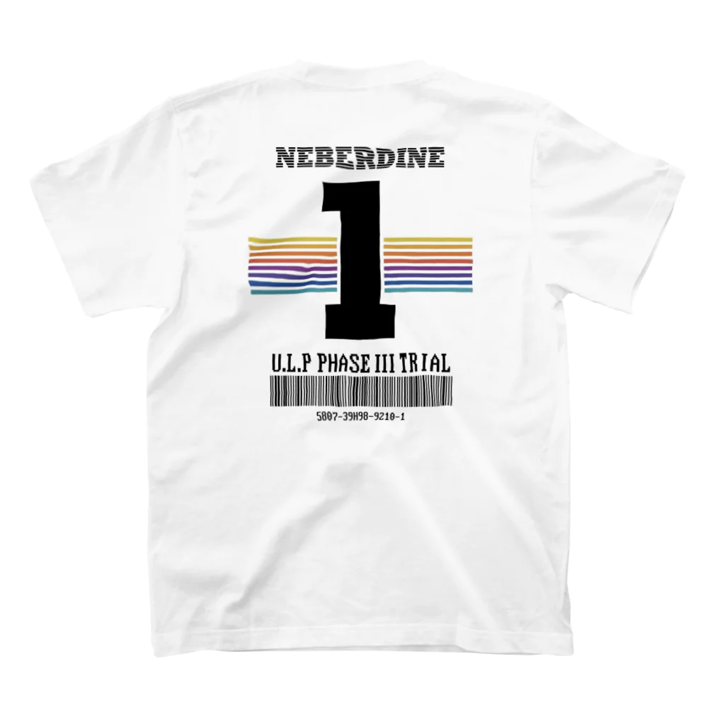 GRTA from NPBのNeberdine スタンダードTシャツの裏面