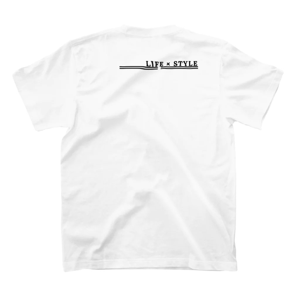 Sena Yamashitaのlet's T-shirt WHITE Regular Fit T-Shirtの裏面