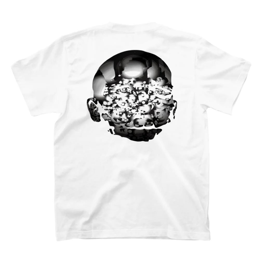 npo j leaguerのmonk bubble  スタンダードTシャツの裏面