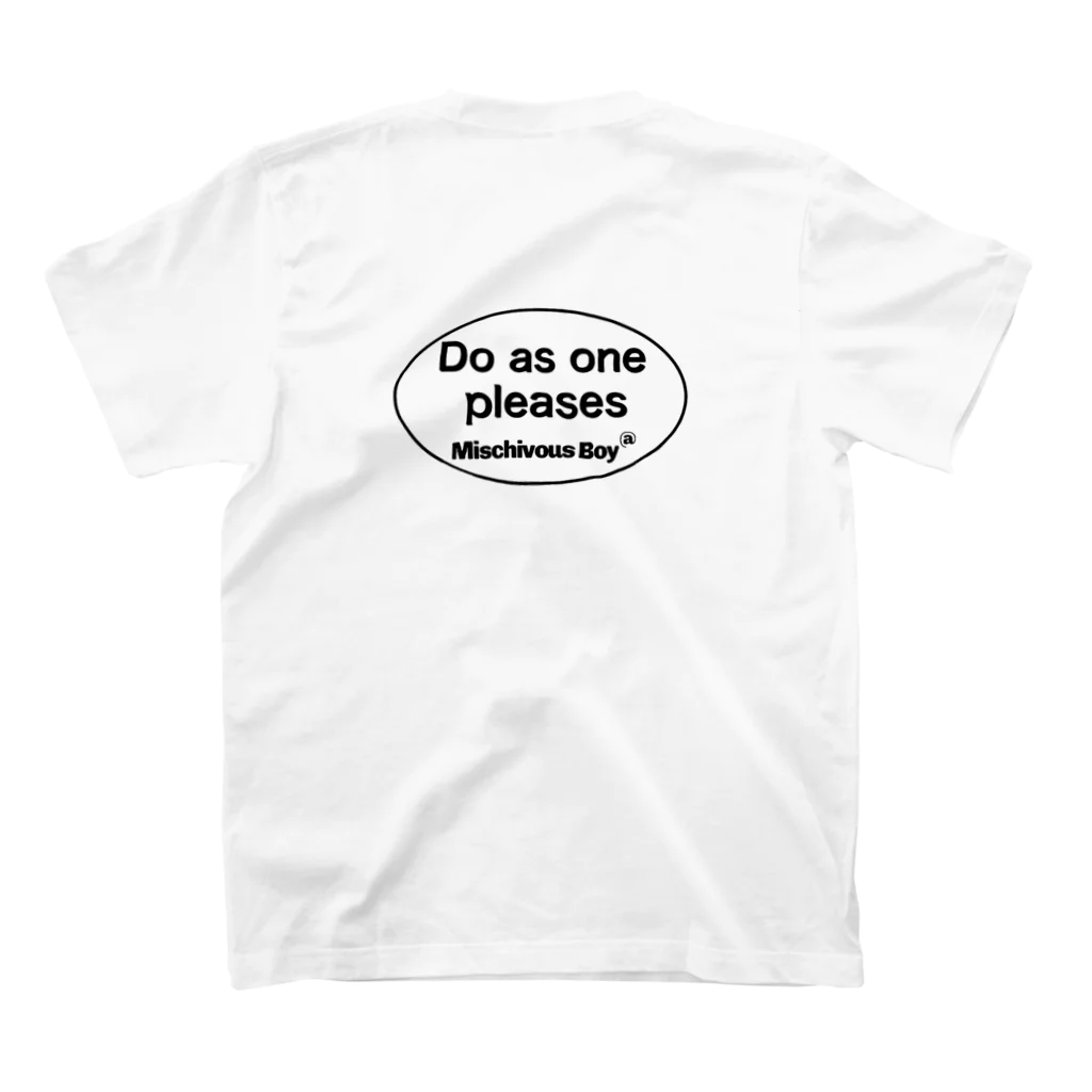 Mischievous Boy_いたずらっ子のMischievous Boy スタンダードTシャツの裏面