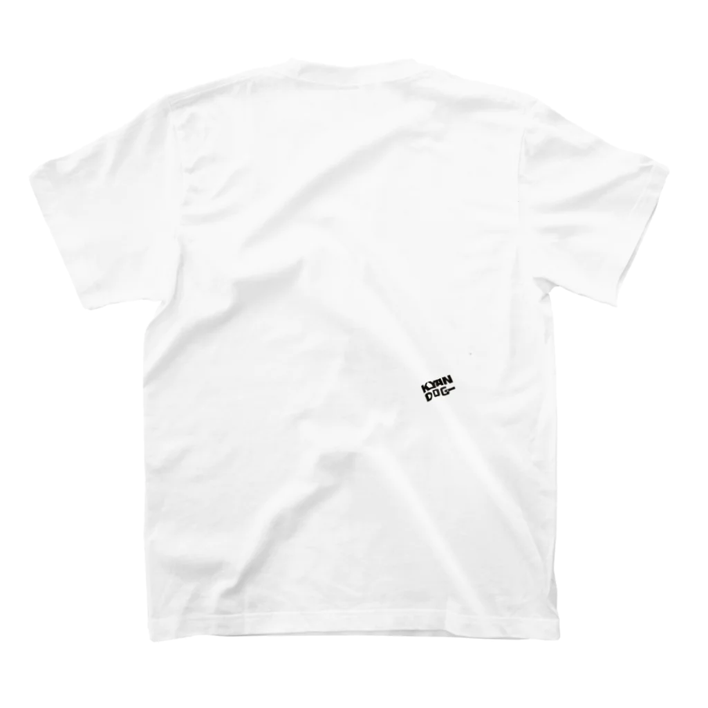 kyan-dog shopのパトカー Regular Fit T-Shirtの裏面