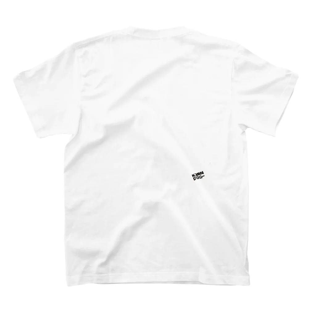 kyan-dog shopのとりけら Regular Fit T-Shirtの裏面