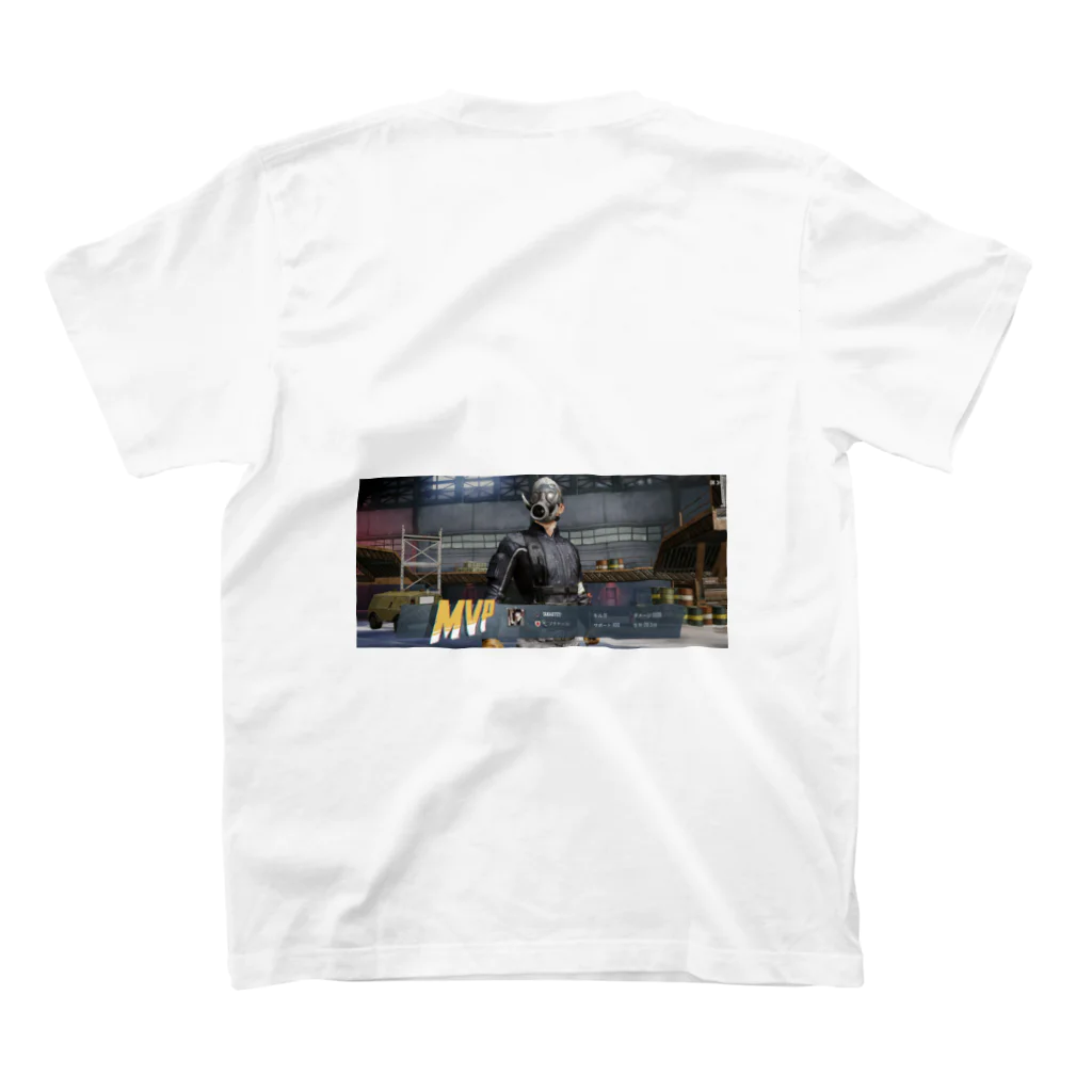 TAKA ma-shi.のpubgあんま強くない人 スタンダードTシャツの裏面