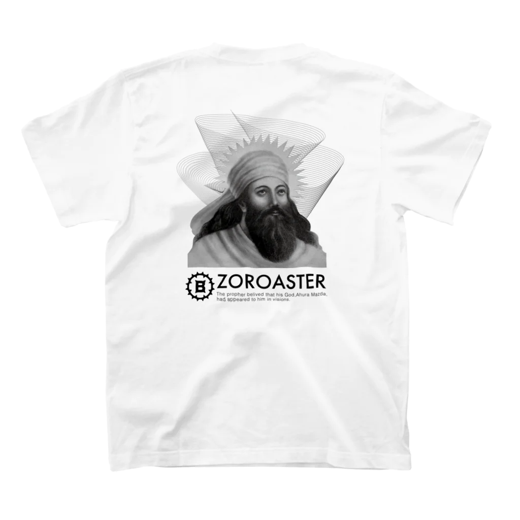 comoのZOROASTER T-shirt スタンダードTシャツの裏面