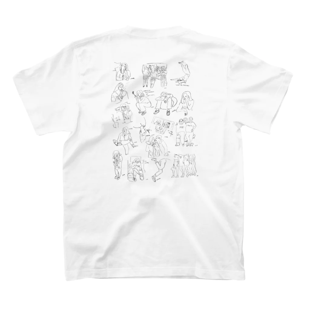 Natsuho (PepE)のSketch  Regular Fit T-Shirtの裏面