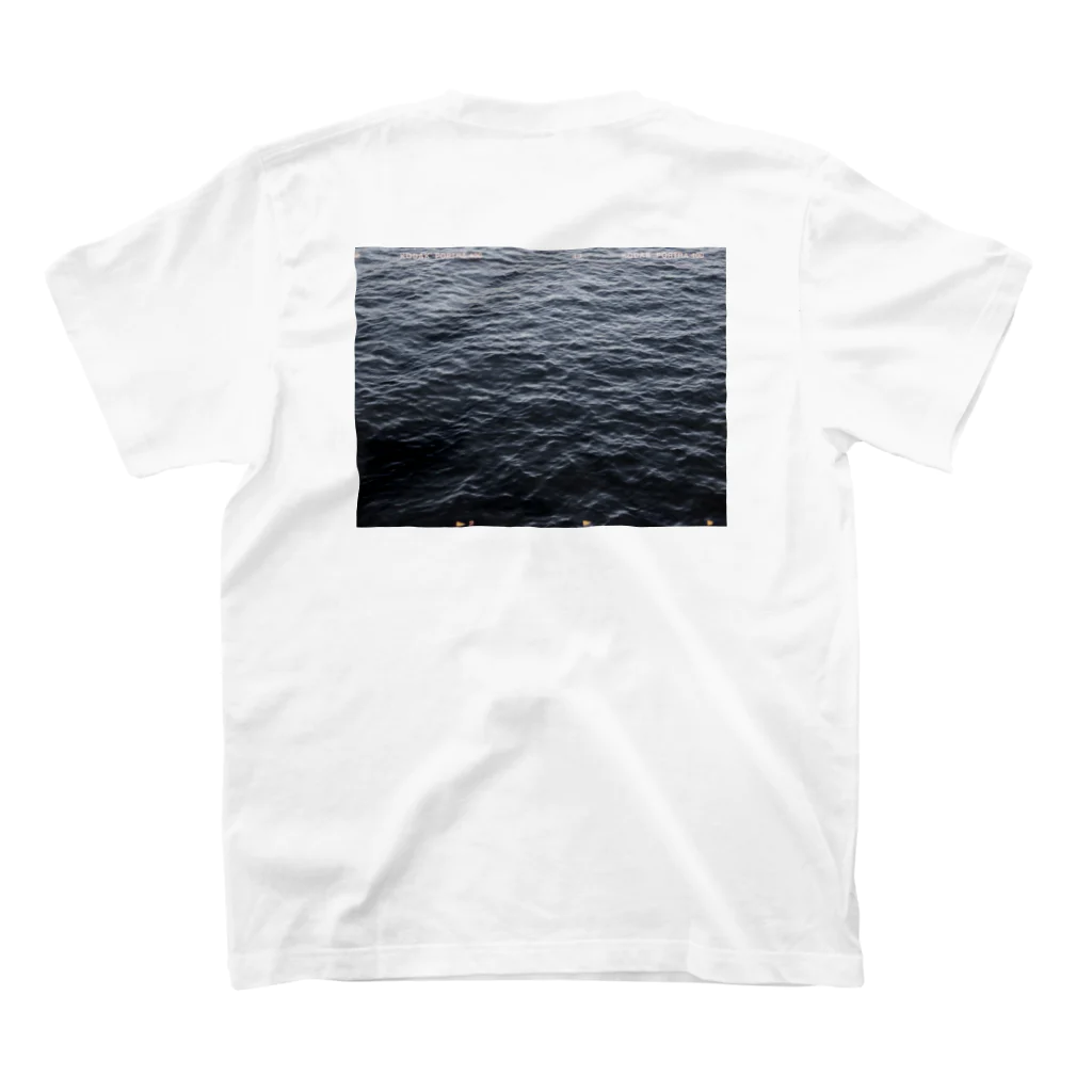 nanato yamadaのNami KODAK PORTRA 400 Regular Fit T-Shirtの裏面