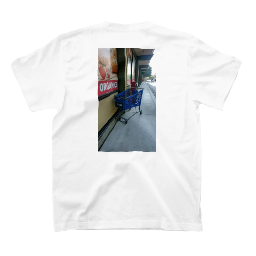 チルTショップのAbandoned Shopping Carts（バックプリント） スタンダードTシャツの裏面