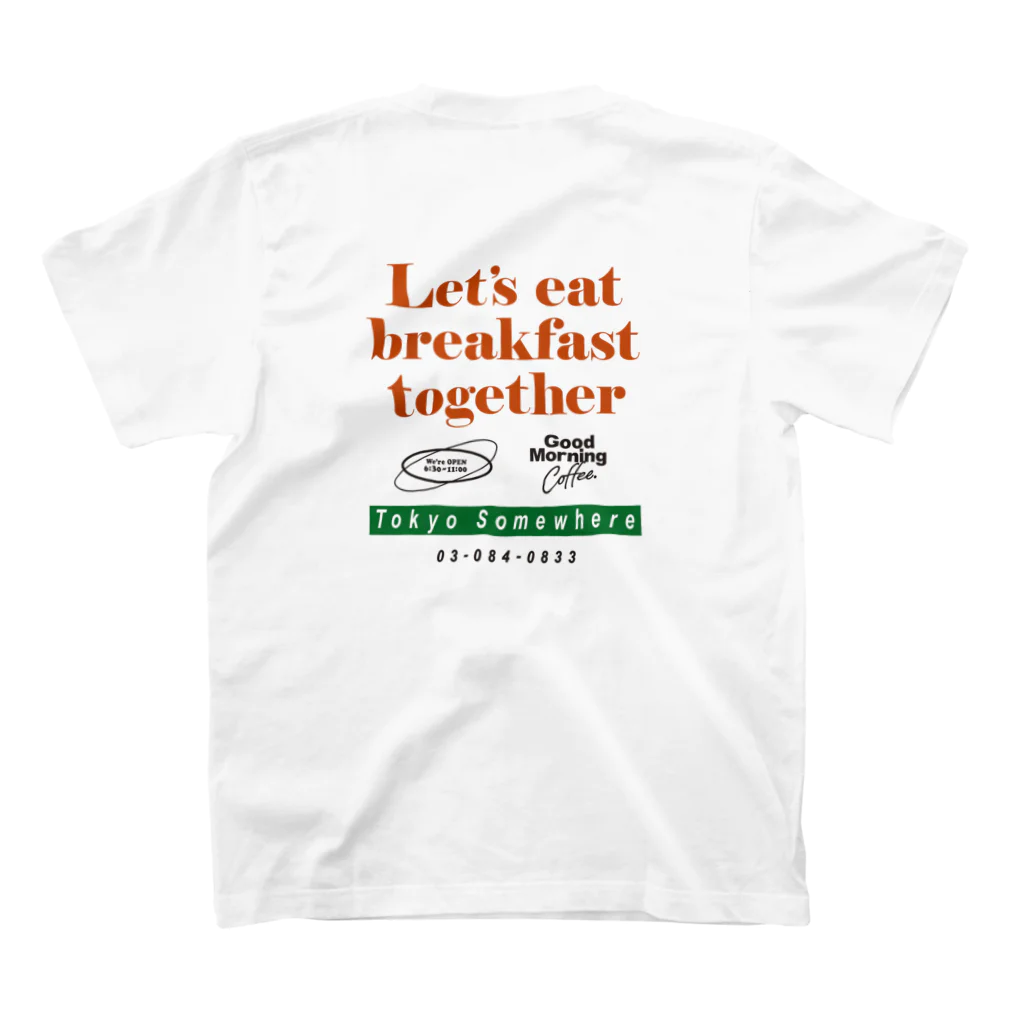 GOOD MORNING COFFEEのGood  Morning Coffee スタンダードTシャツの裏面