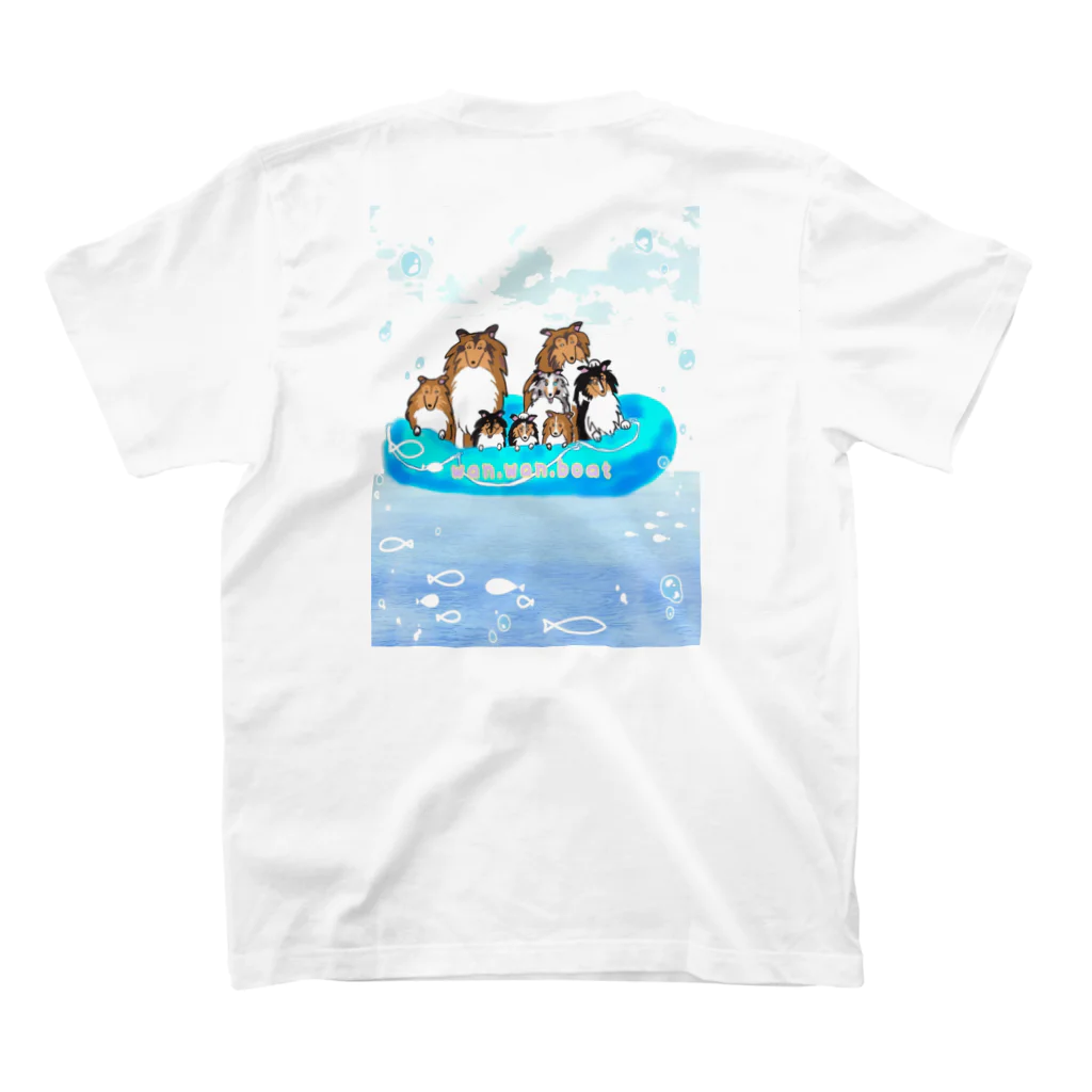 malasmamaのwan.wan.boat スタンダードTシャツの裏面