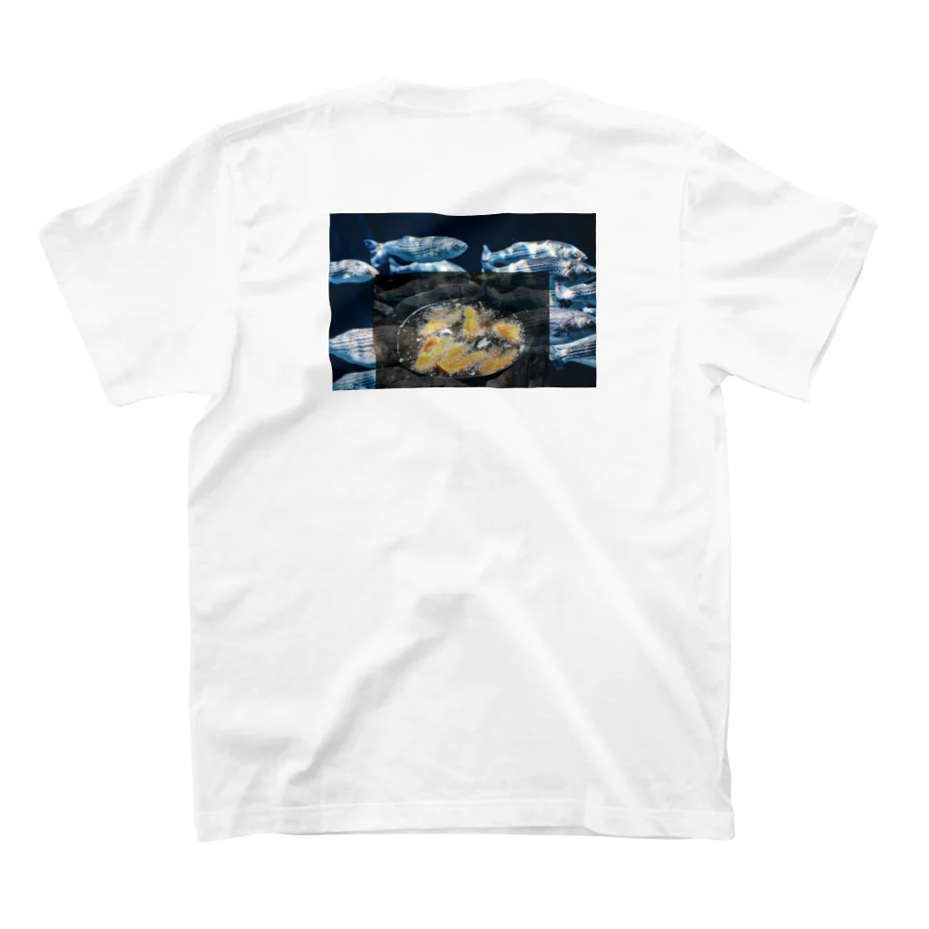 FleshFishFriesのFleshFishFries スタンダードTシャツの裏面