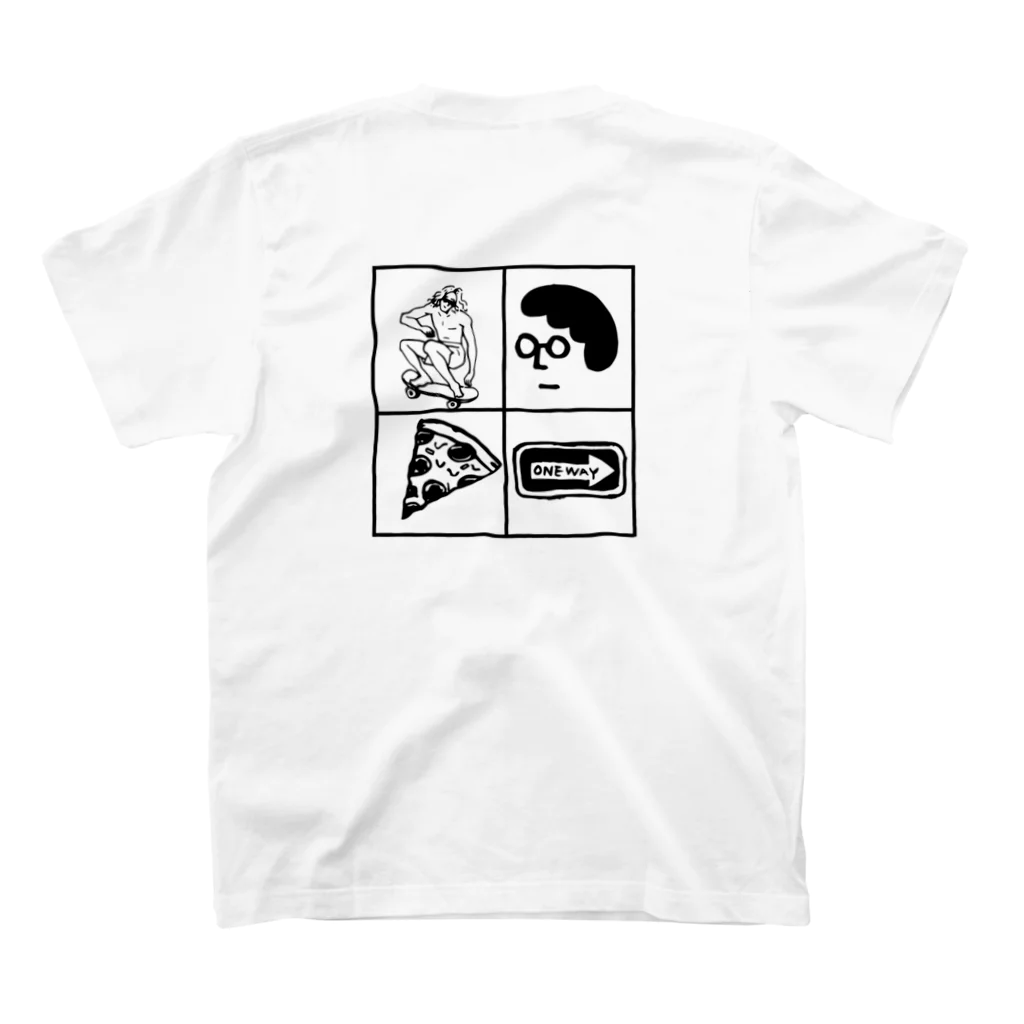 8kのMINNA TOMODACHI スタンダードTシャツの裏面