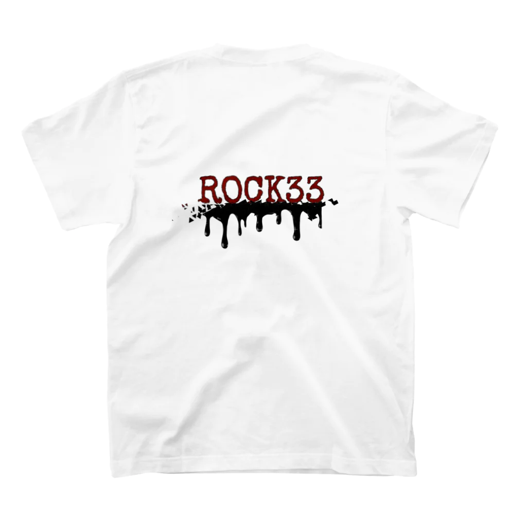 Aimurist のROCK33 スタンダードTシャツの裏面