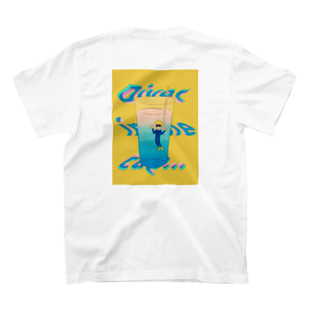 AMのDiver in the cup スタンダードTシャツの裏面