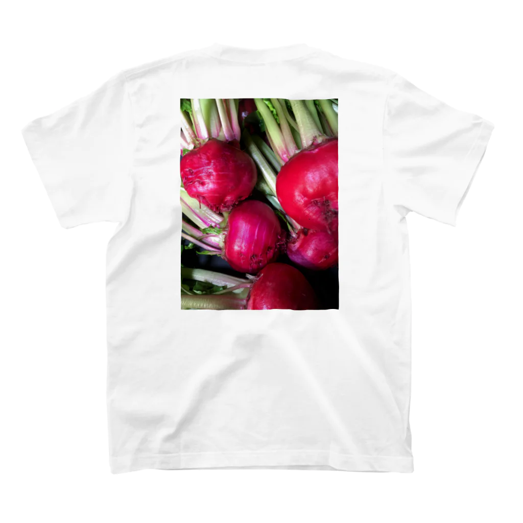 alitaliaのフォトTシャツ　beets スタンダードTシャツの裏面