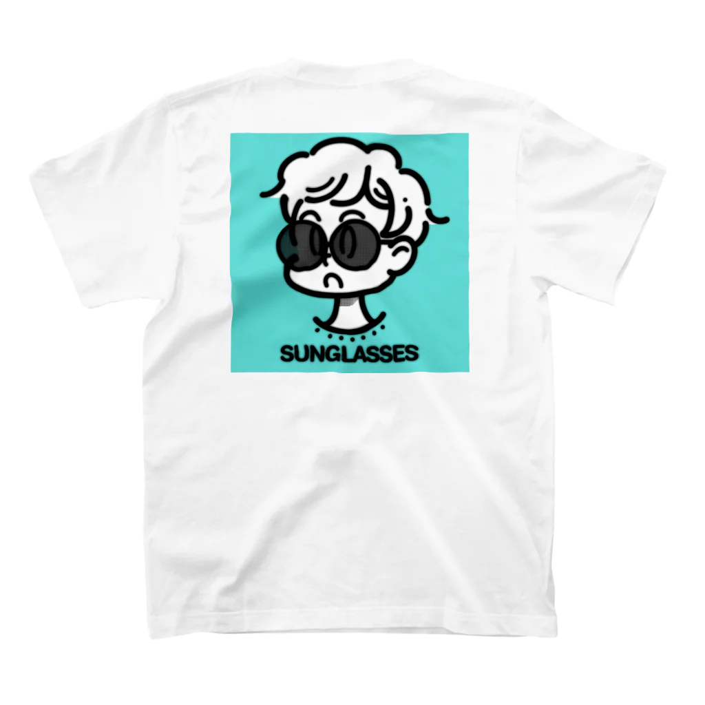 kawamaki / イラストレーターの 【sono/ta】SUNGLASSES_1.2 Regular Fit T-Shirtの裏面