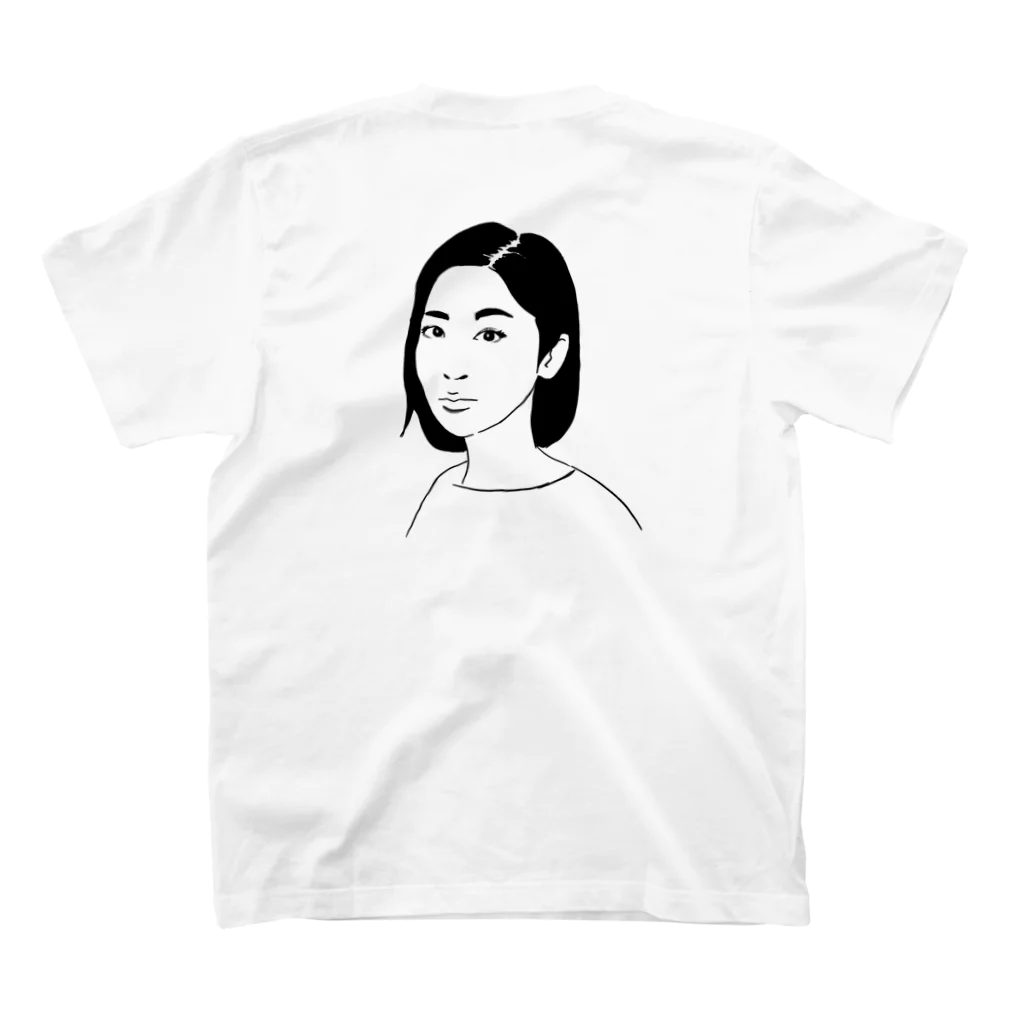 岩田午後のMy Girl, Rock & Roll. スタンダードTシャツの裏面