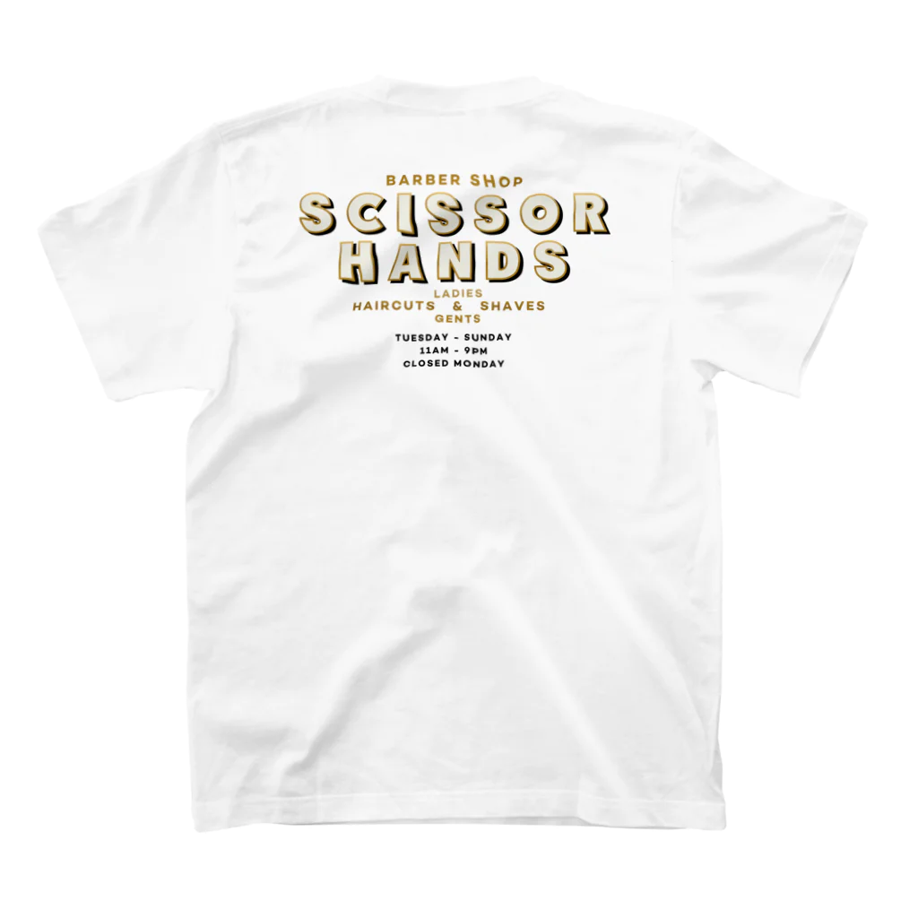 MIX-ISMのSCISSOR HANDS スタンダードTシャツの裏面