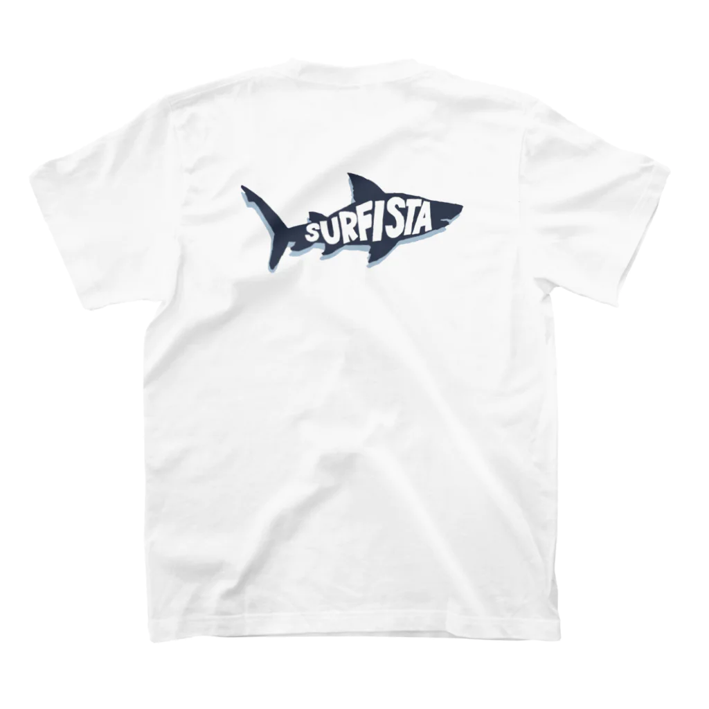 surfista_clothesのSurfista White T-shirt スタンダードTシャツの裏面