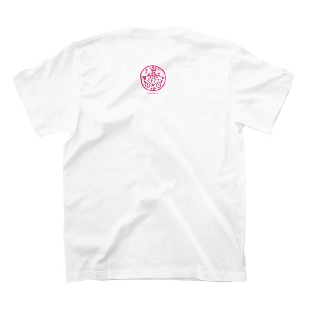 ABAX DIAMOND co.のABAX DIAMOND co. ピンクボックスピンクT Regular Fit T-Shirtの裏面