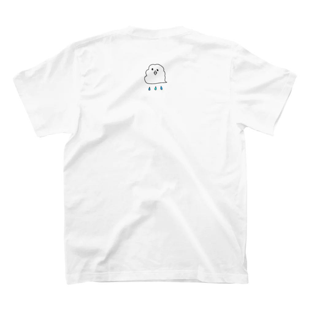 こどもすいかのおばけぺんぎん(くも) スタンダードTシャツの裏面