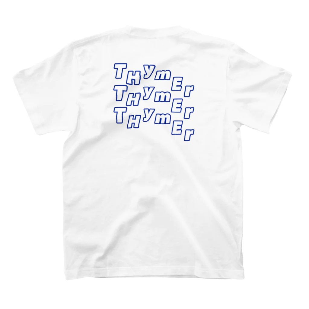 thymerのTHymEr BLUE スタンダードTシャツの裏面