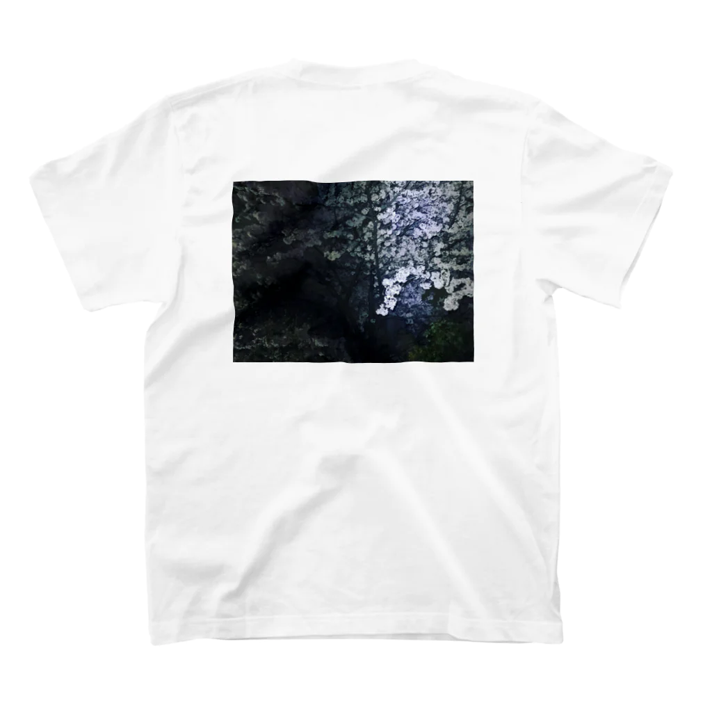 BAYBWRKSのyozakura T-shirt スタンダードTシャツの裏面