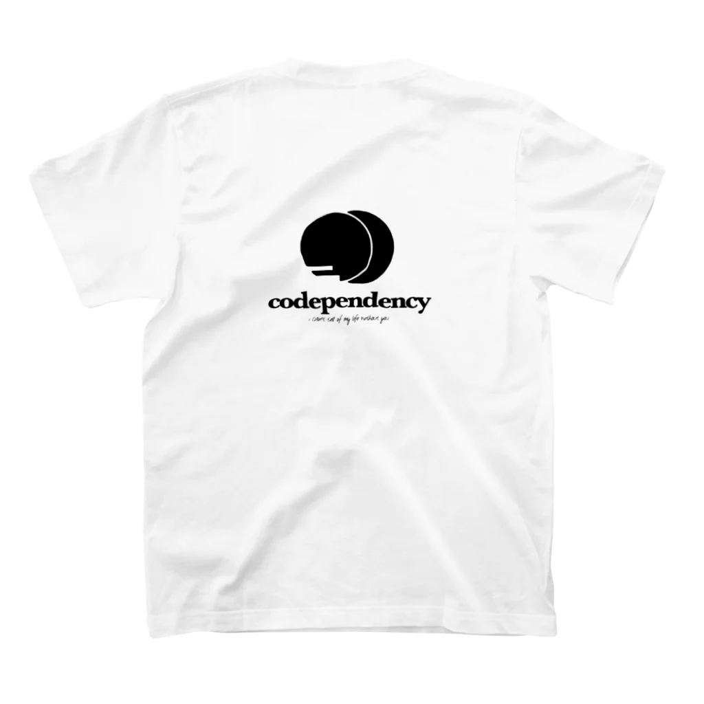 codependencyのcodependency ロゴ スタンダードTシャツの裏面