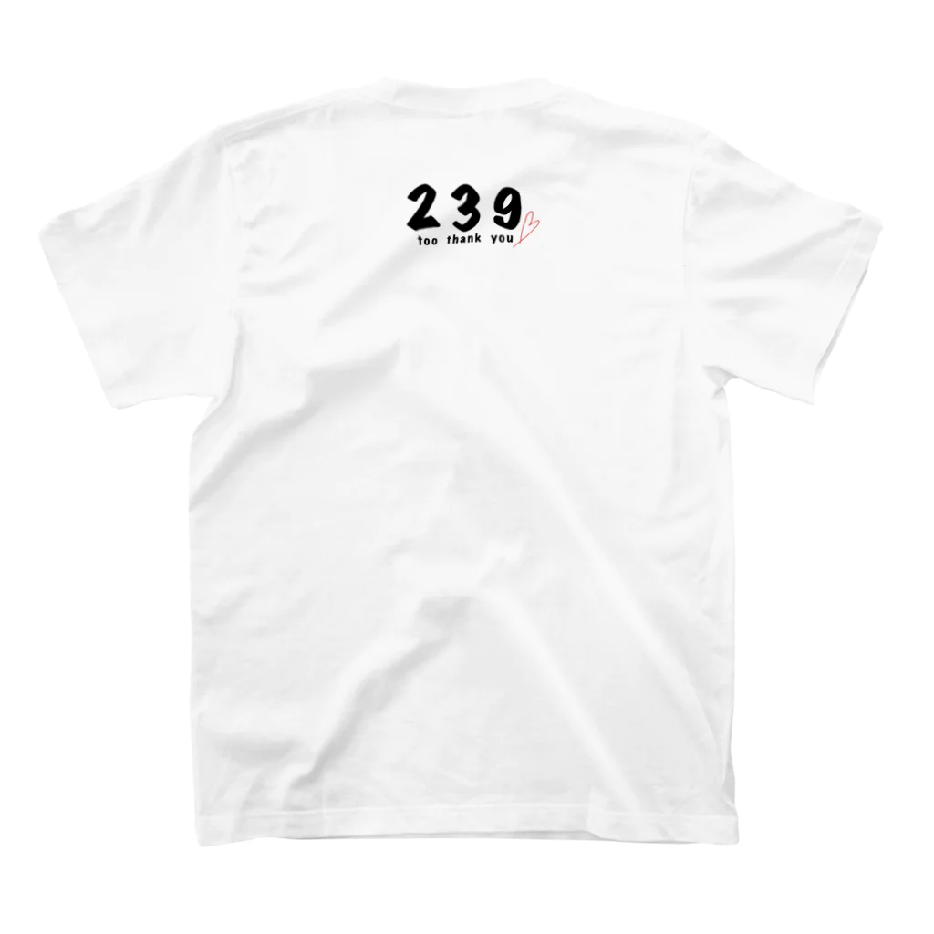 toothankyouの239 乾杯 スタンダードTシャツの裏面