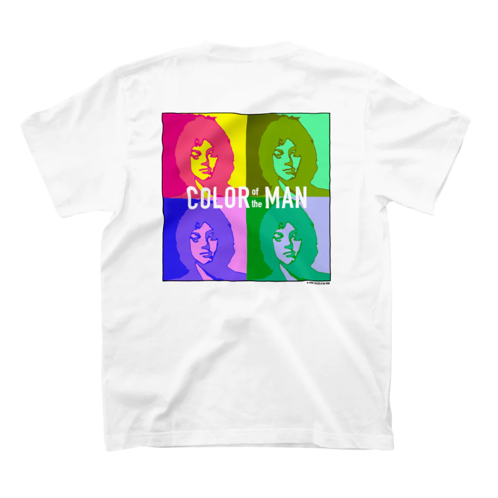 COLOR of the MANのJUST THE WAY YOU ARE -white- スタンダードTシャツの裏面