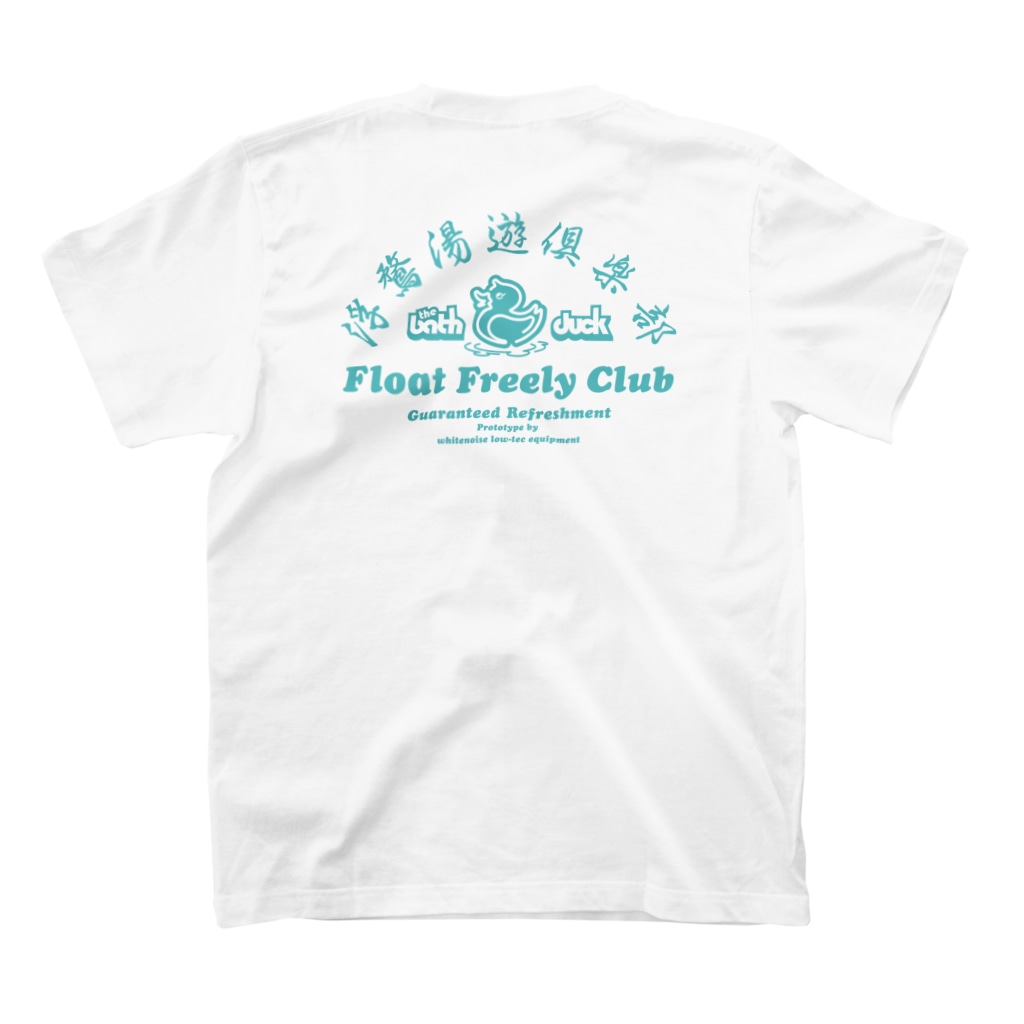 The Bath Duck Float Freely ClubのTHE BATH DUCK FFC S/S Tee Ver-002 Regular Fit T-Shirtの裏面