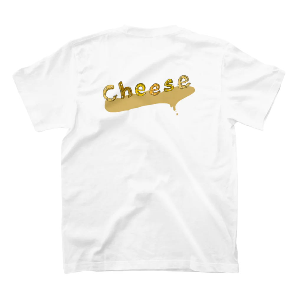 1999のチーズなcheese 垂れ流しver スタンダードTシャツの裏面