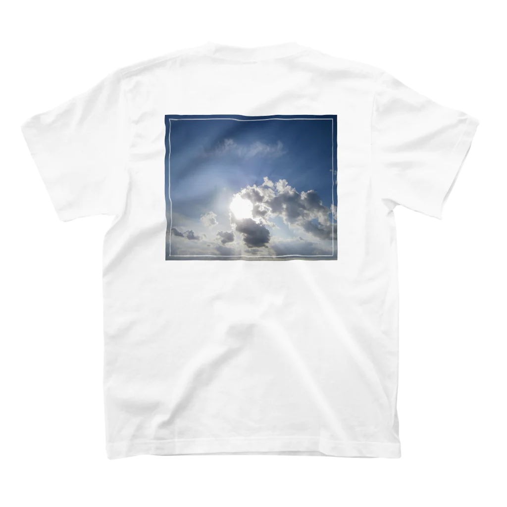 さら｜空コレクターのきょうのそら「青空」　両面プリント スタンダードTシャツの裏面