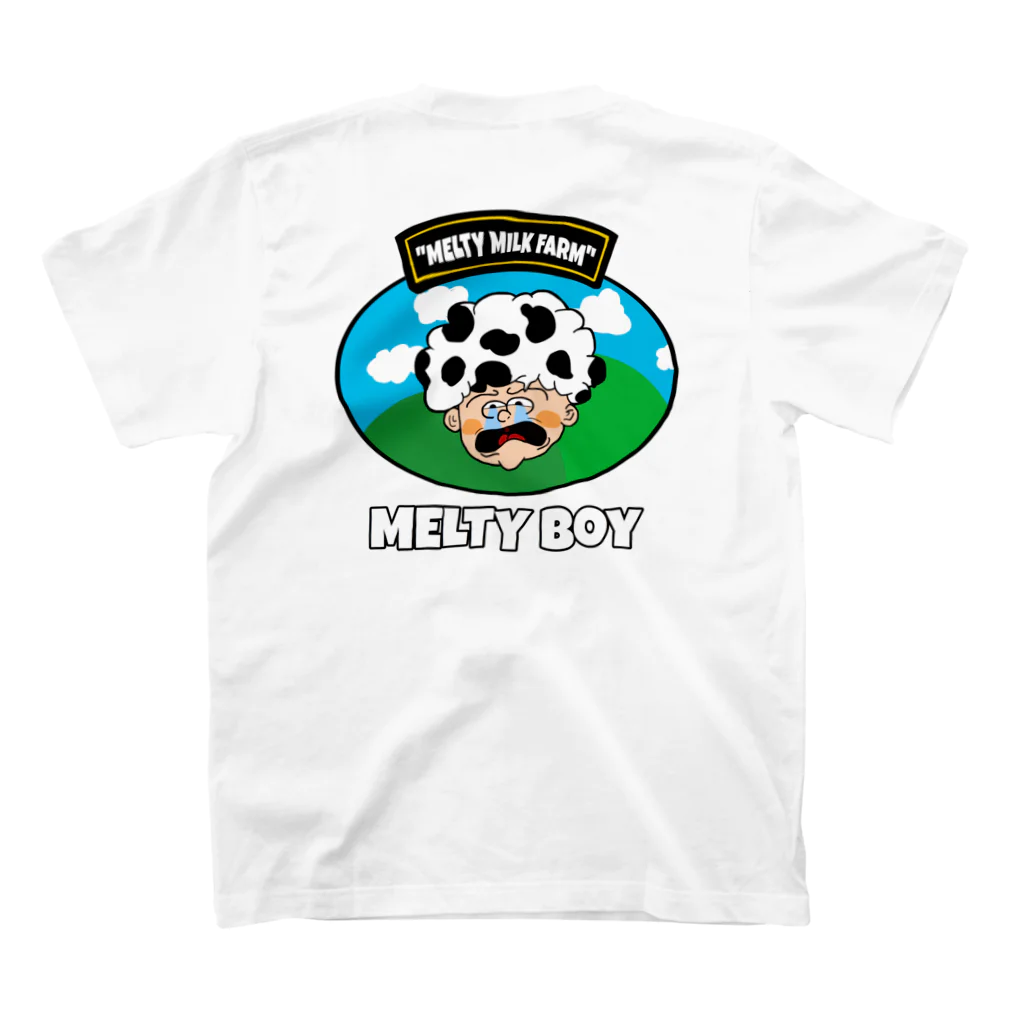 Weed Earnest BoyのMELTY MILK FARM  スタンダードTシャツの裏面