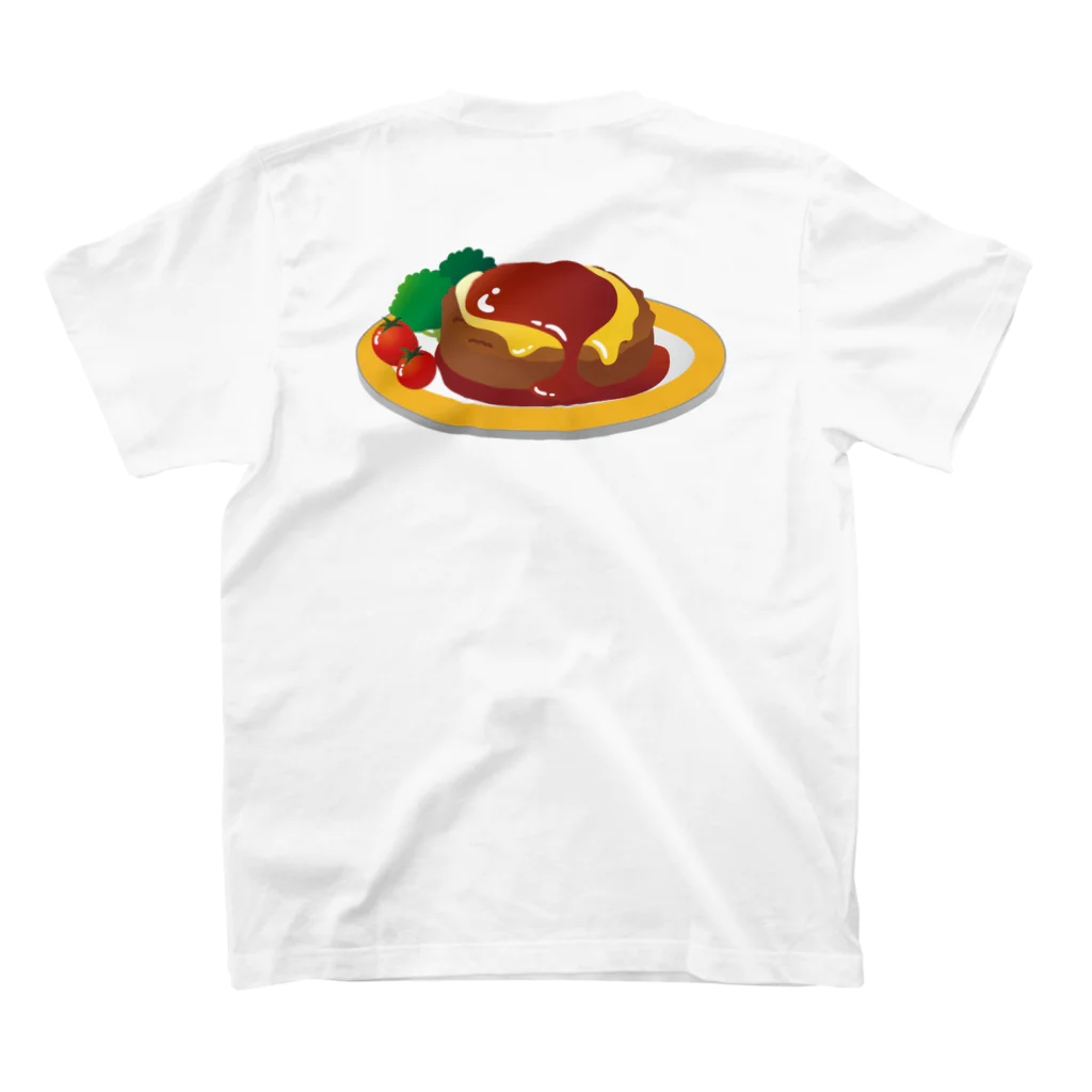 キムチのハンバーグ🍖 スタンダードTシャツの裏面