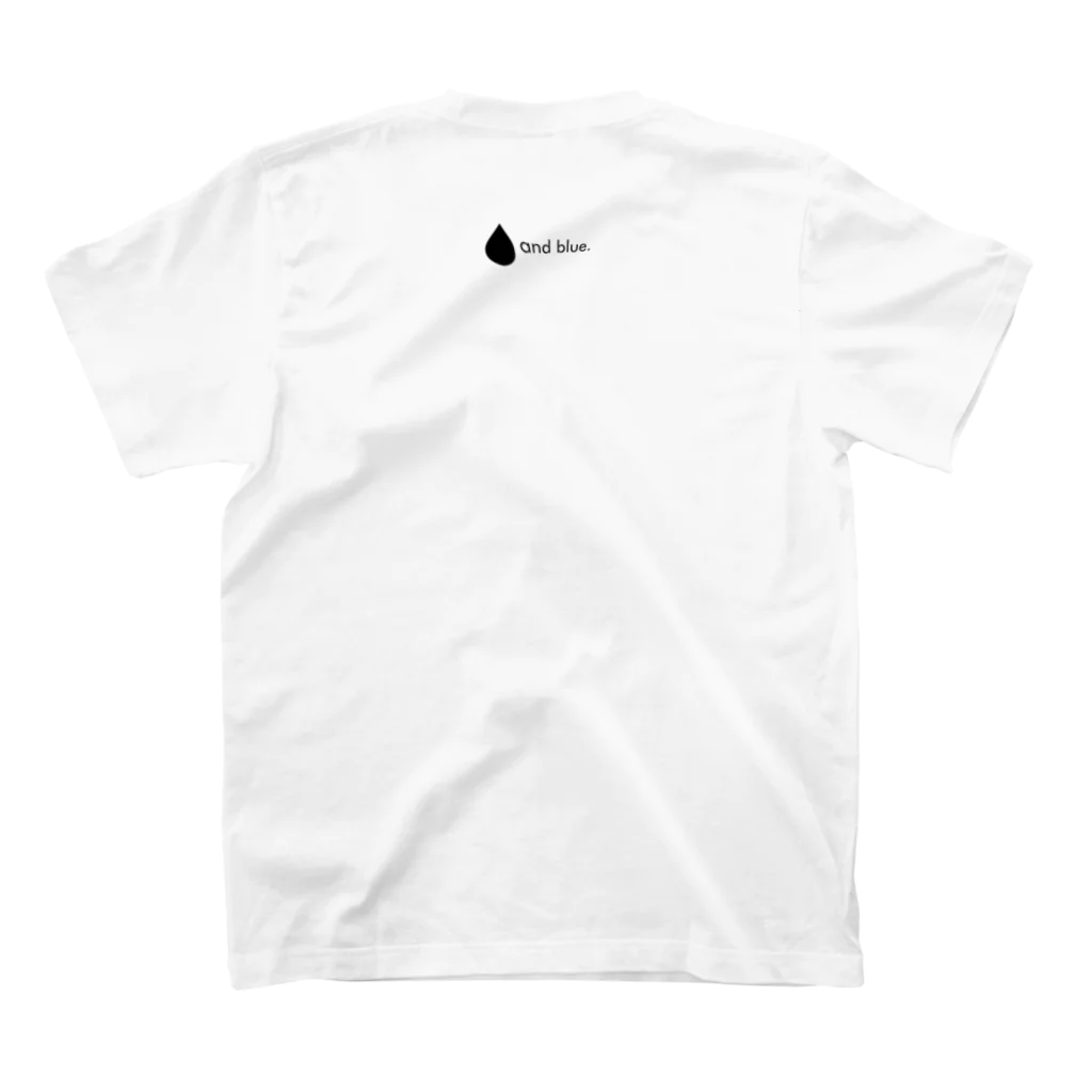 and blue. / アンドブルーの今年の春 Regular Fit T-Shirtの裏面