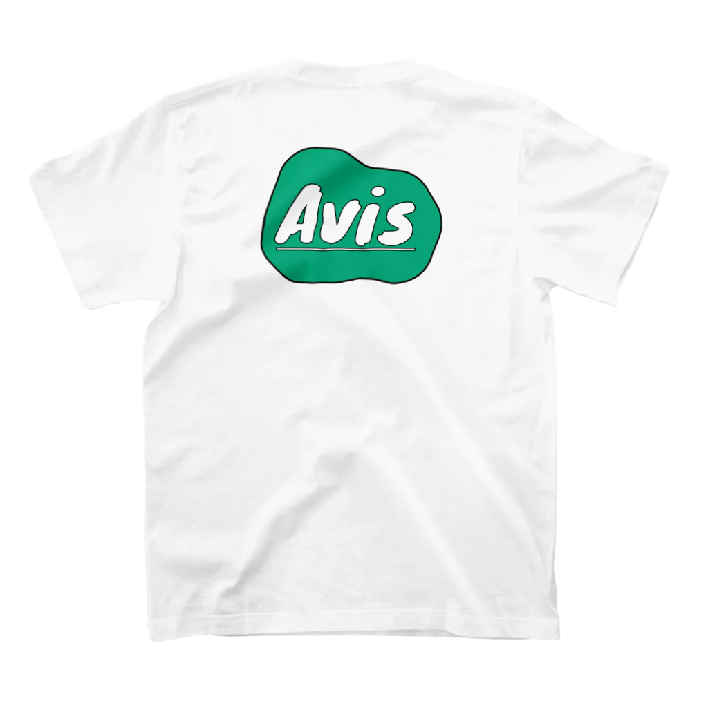 AvisのAvis スタンダードTシャツの裏面