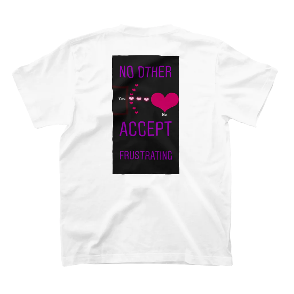 猫吹　蠍一のNO OTHER LOVE Regular Fit T-Shirtの裏面