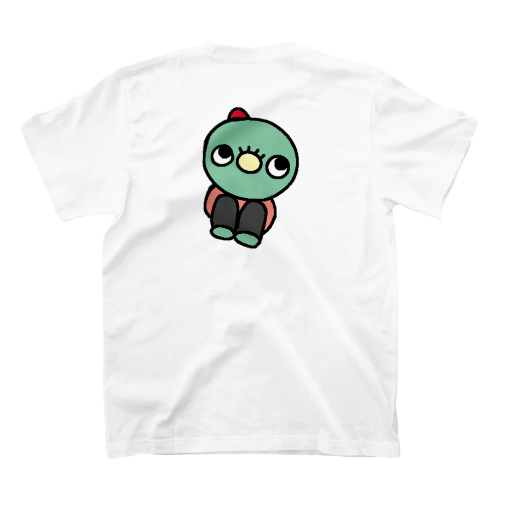 _bob_の生きづらいくん スタンダードTシャツの裏面