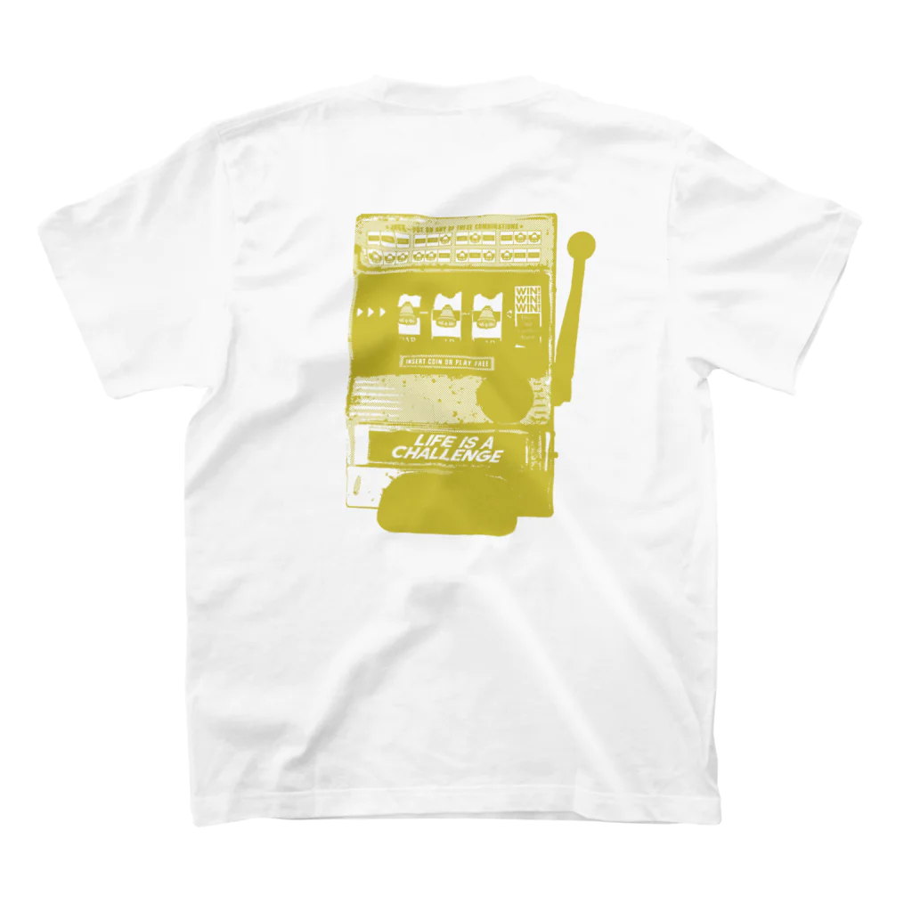 Too fool campers Shop!のLIFE IS A CHALLENGE01(イエロー) スタンダードTシャツの裏面