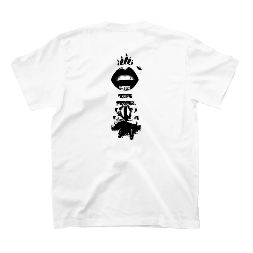 yuta setoのpunk lips スタンダードTシャツの裏面