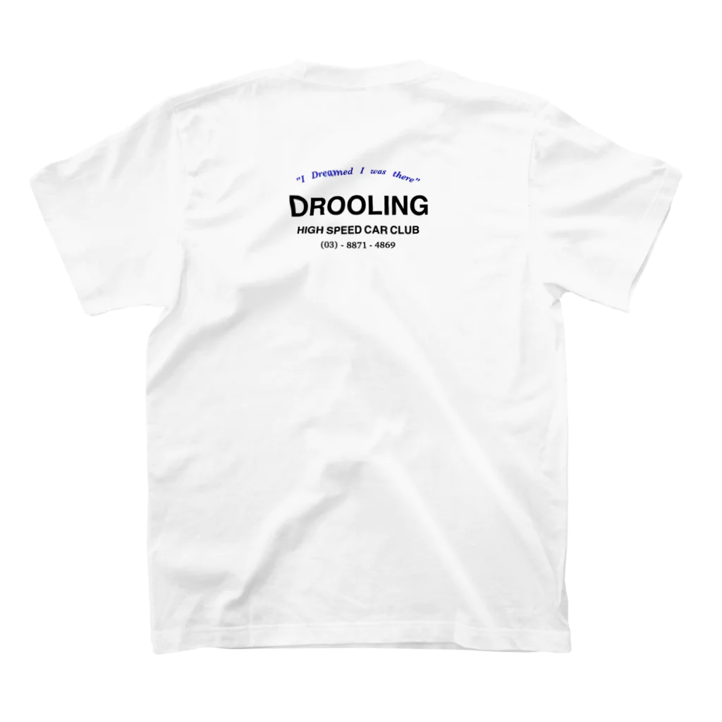 DROOLING SPEED SHOPの虎虎寅 スタンダードTシャツの裏面