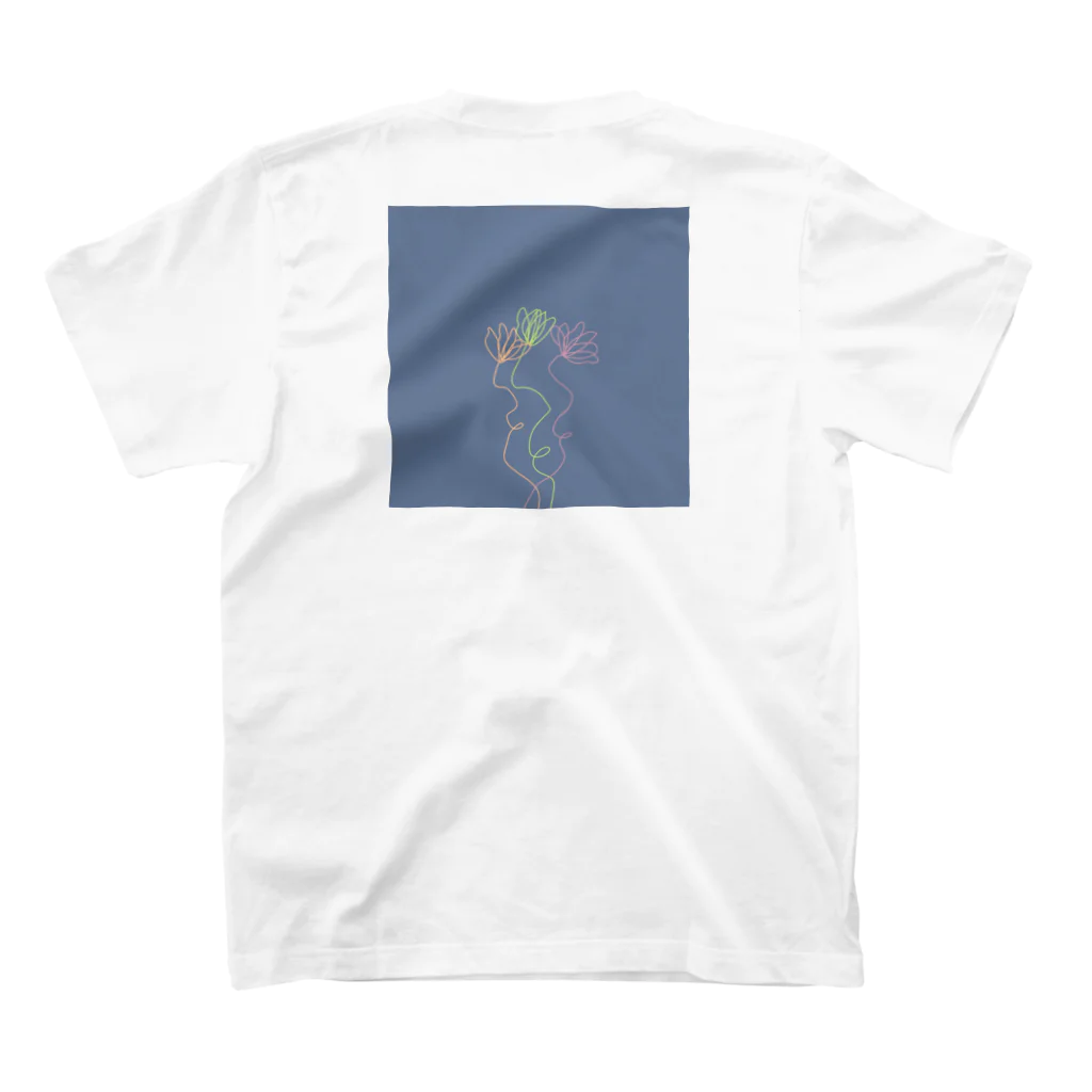 CHA_CHA_のオハナ スタンダードTシャツの裏面