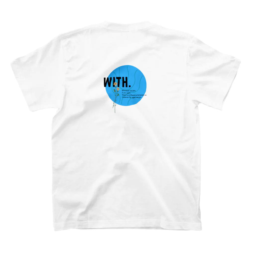 with.のwith. スタンダードTシャツの裏面