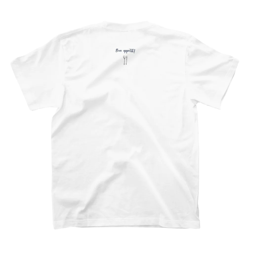 la malle à secretのクリームソーダ(緑)  Regular Fit T-Shirtの裏面