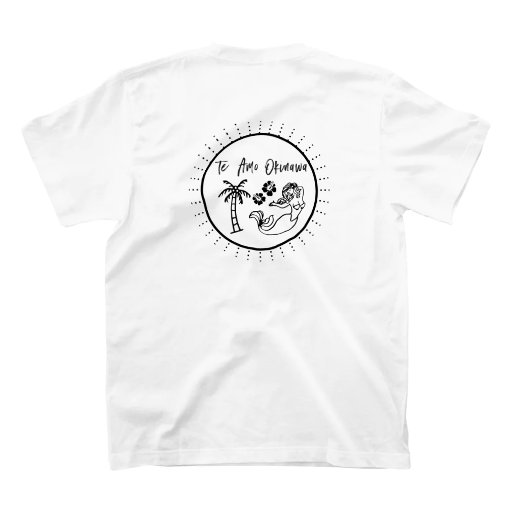 Te Amo OkinawaのTe Amo Okinawa スタンダードTシャツの裏面