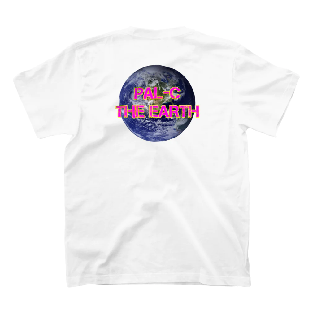 PAL-CのTHE EARTH Tシャツ スタンダードTシャツの裏面