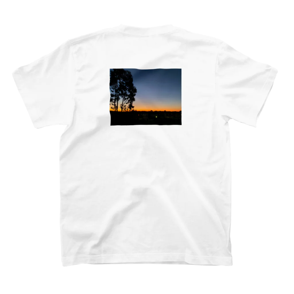 O/RのSunset スタンダードTシャツの裏面